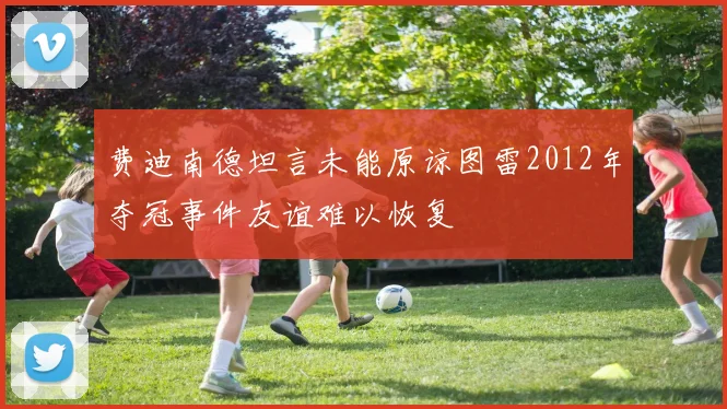 费迪南德坦言未能原谅图雷2012年夺冠事件友谊难以恢复
